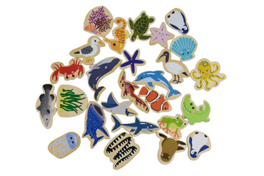 FRIDGE FRIENDS MAGNETIC AUSTRALIAN SEA ANIMALS 25PCS