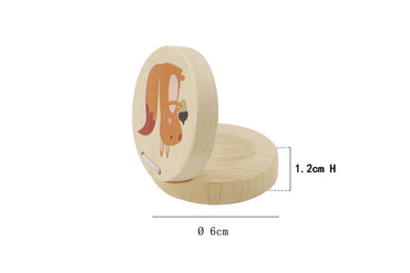 CALM & BREEZY WOODLAND WOODEN CASTANET SET OF 4