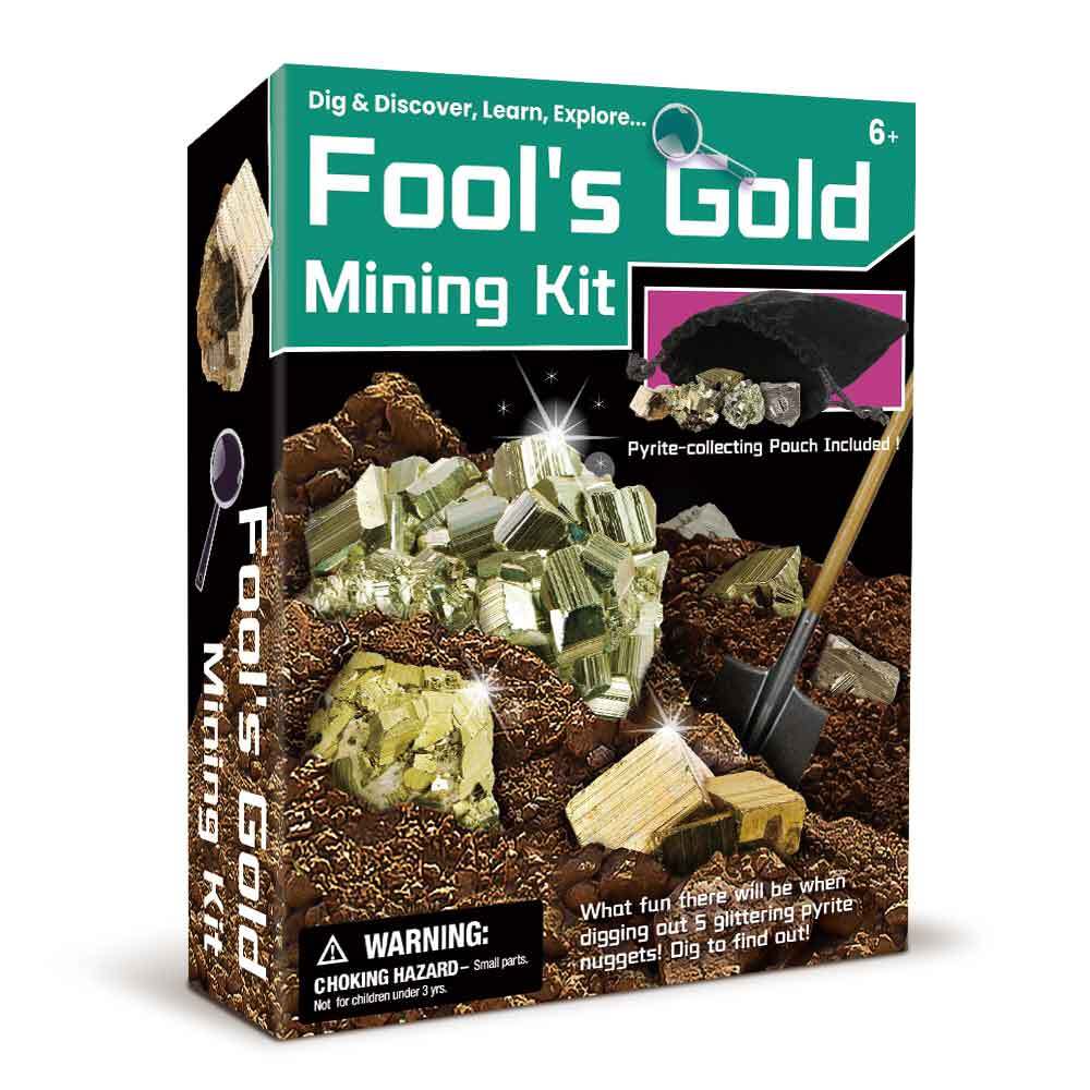 DIG & DISCOVER FOOL'S GOLD MINING KIT - Bamboo Sprout