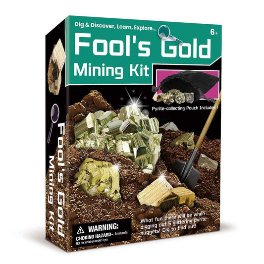 DIG & DISCOVER FOOL'S GOLD MINING KIT - Bamboo Sprout