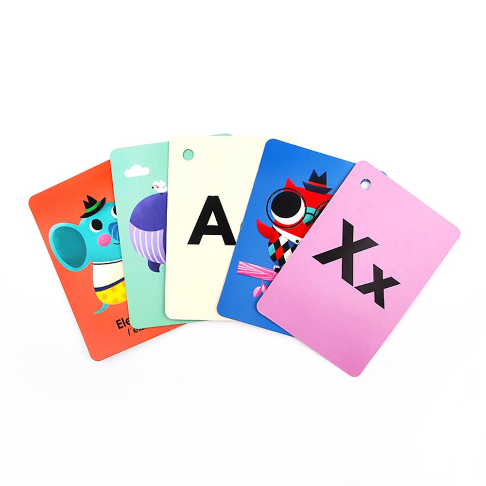 ABC - RING FLASH CARDS - Bamboo Sprout