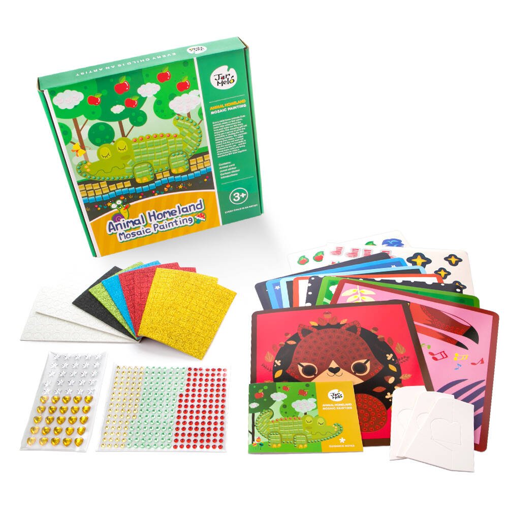 MOSAICS CRAFT KIT - ANIMAL HOMELAND - Bamboo Sprout