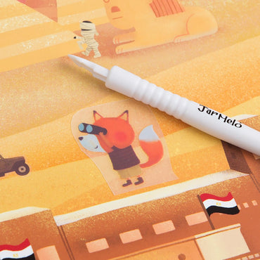 TRANSFER STICKER SCENES SET - BUSY CITY - Bamboo Sprout