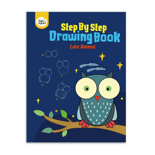 DRAWING BOOK - CUTE ANIMAL (STEP BY STEP) - Bamboo Sprout