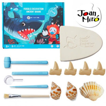 FOSSILS EXCAVATION KIT - SHARK - Bamboo Sprout