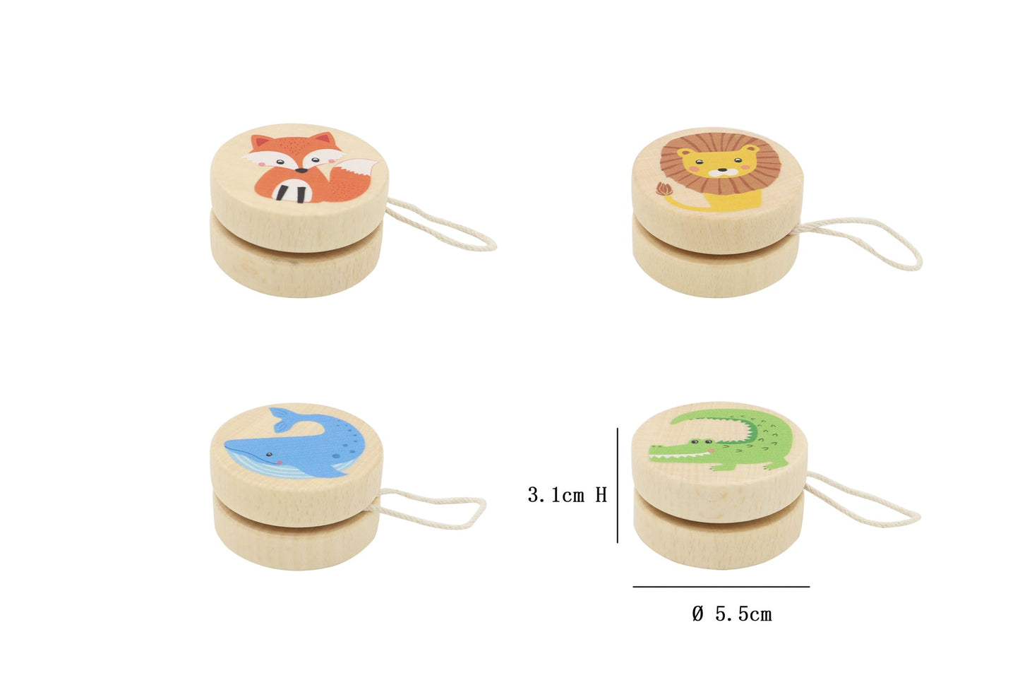 CALM & BREEZY ANIMAL YO - YO PRICE FOR 4 SET OF 4 - Bamboo Sprout