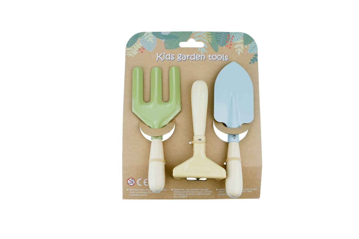 CALM & BREEZY KIDS GARDEN TOOL 3PCS SET BLUE - Bamboo Sprout