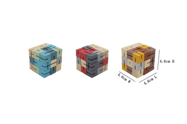 CALM & BREEZY TWIST & LOCK ROBOT CUBE SET OF 3 - Bamboo Sprout