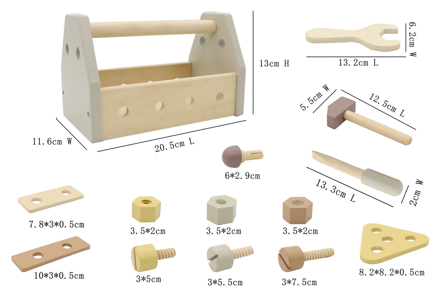 CALM & BREEZY WOODEN TOOLBOX - Bamboo Sprout