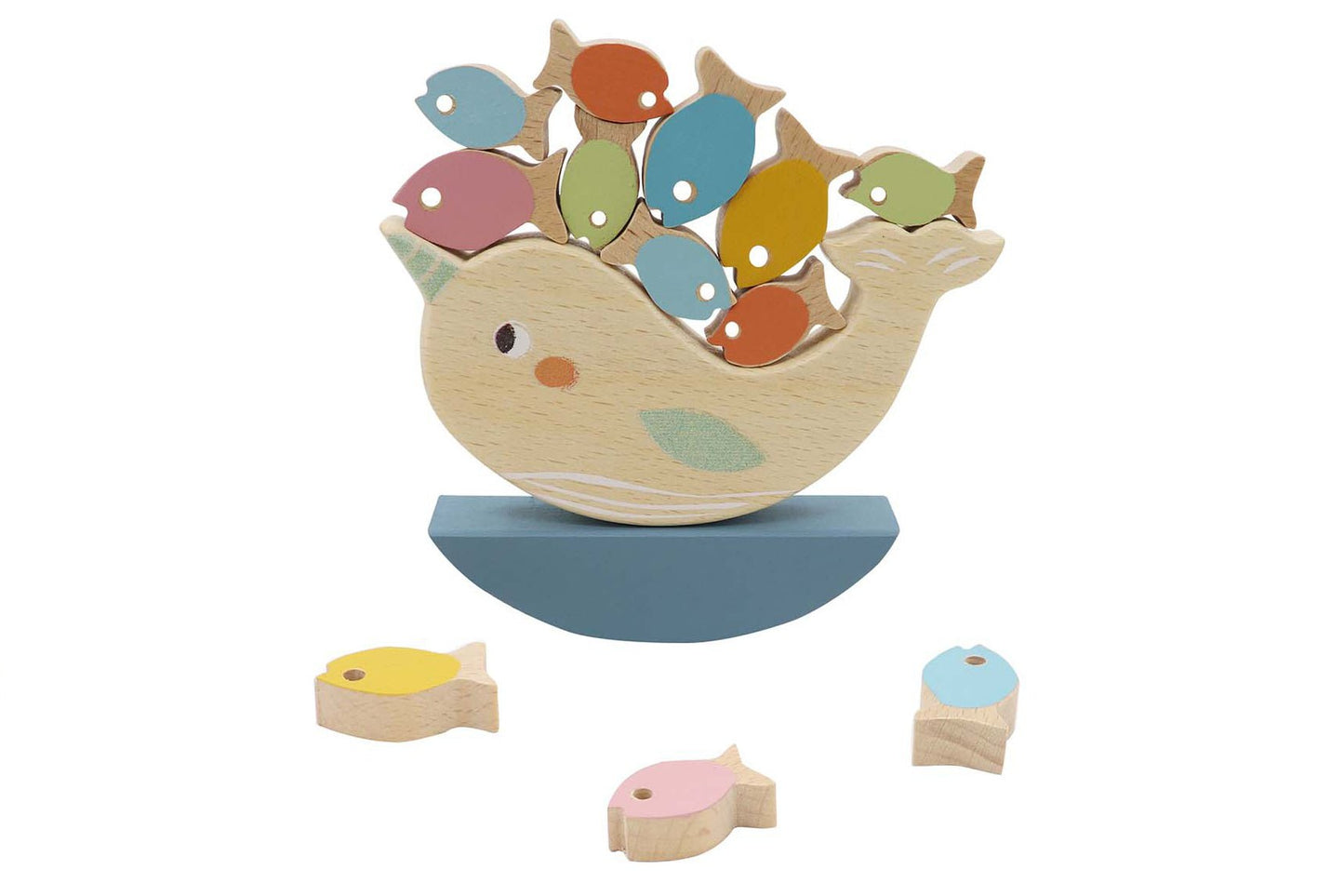 WOODEN FISH BALANCING GAME - Bamboo Sprout