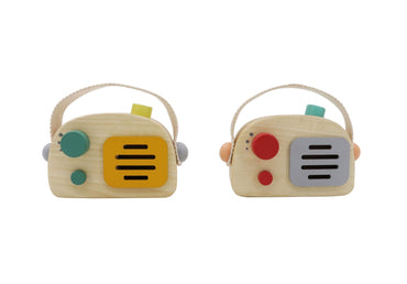 WOODEN RADIO MUSIC BOX GREEN - Bamboo Sprout