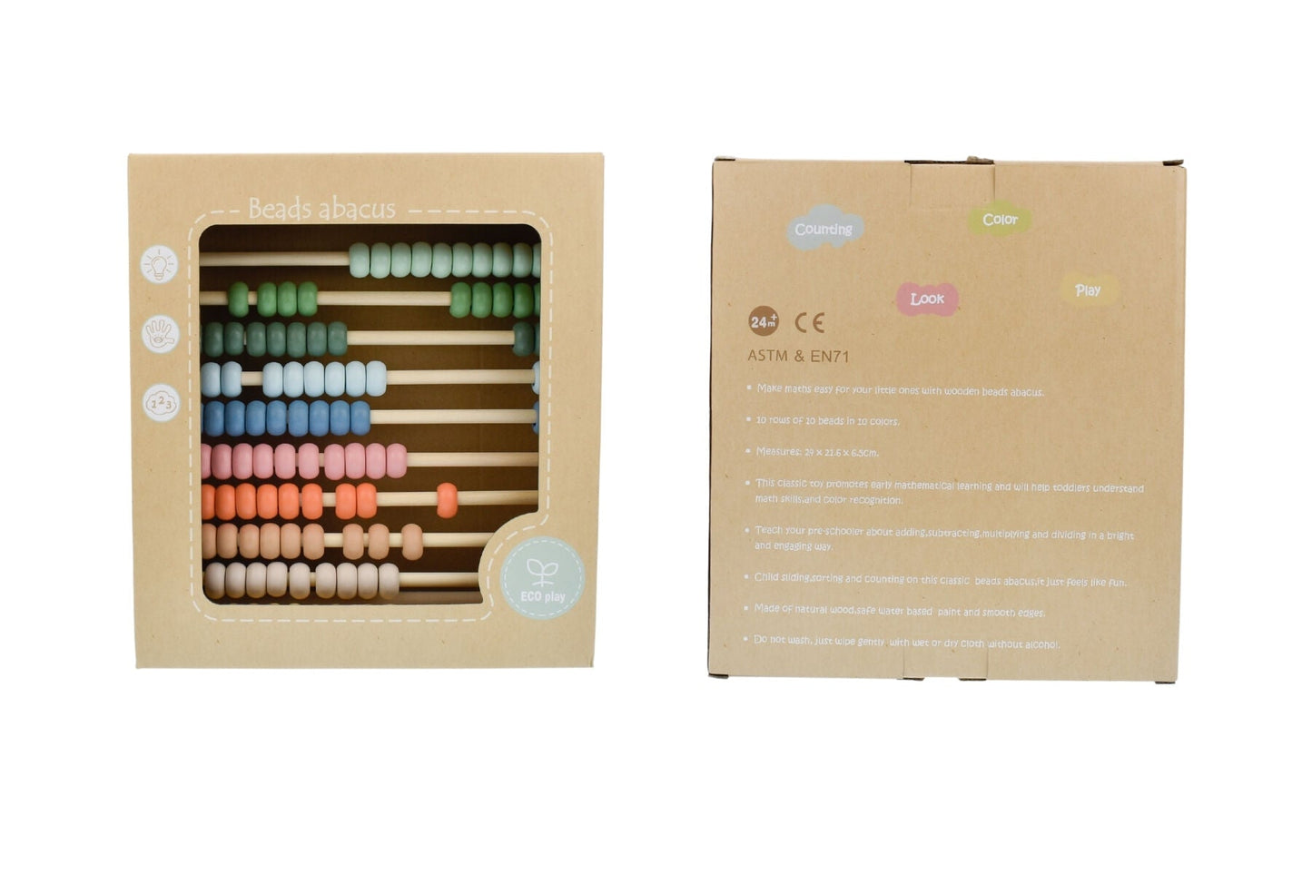 WOODEN ABACUS 100 BEAD - Bamboo Sprout