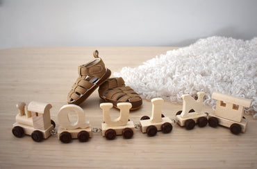 ALPHABET TRAIN - CARRIAGE LETTER Q - Bamboo Sprout