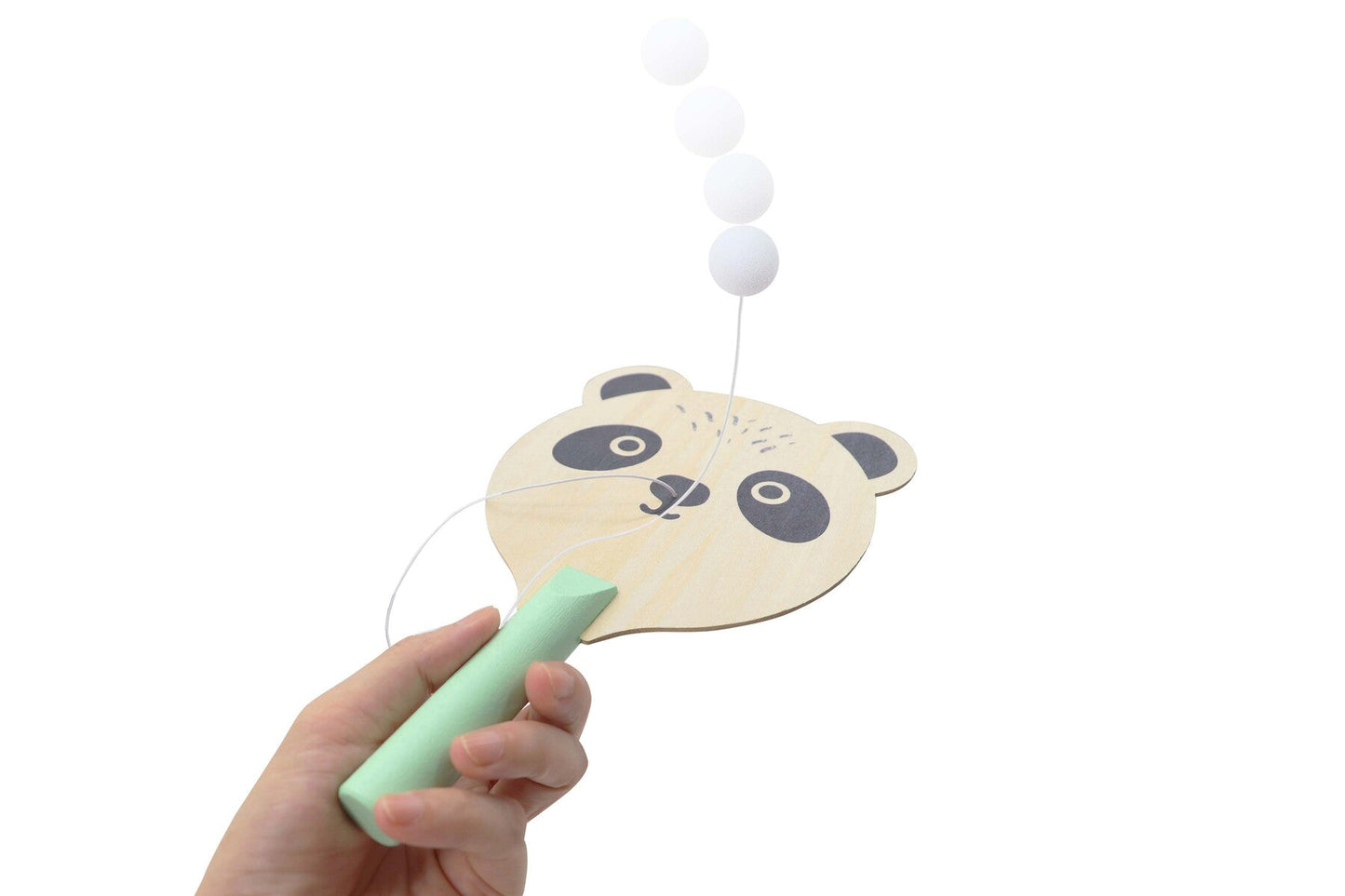 WOODEN ANIMAL PADDLE BALL GAME SET OF 4 - Bamboo Sprout