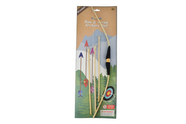 Kaper Kidz brand bow and arrow set with colorful arrows and toy bow for kids, suitable for outdoor play and imaginative adventures.