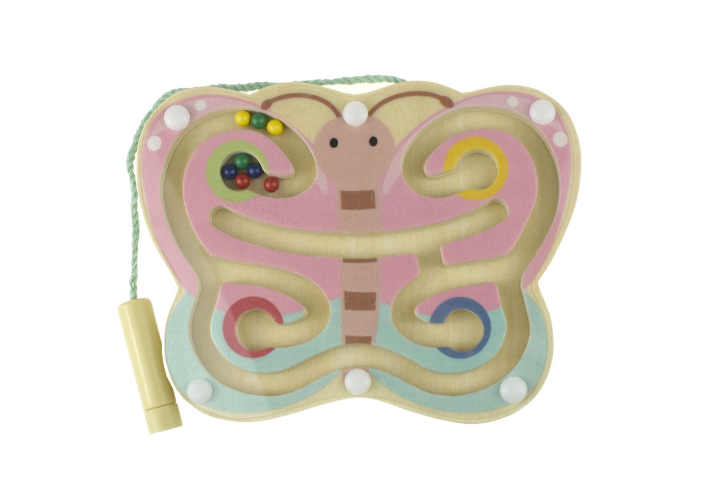 WOODEN BUTTERFLY MAGNETIC LABYRINTH - Bamboo Sprout