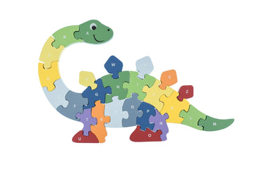 Kaper Kidz Dinosaur A-Z chunky jigsaw puzzle with colorful dinosaur illustrations for children.