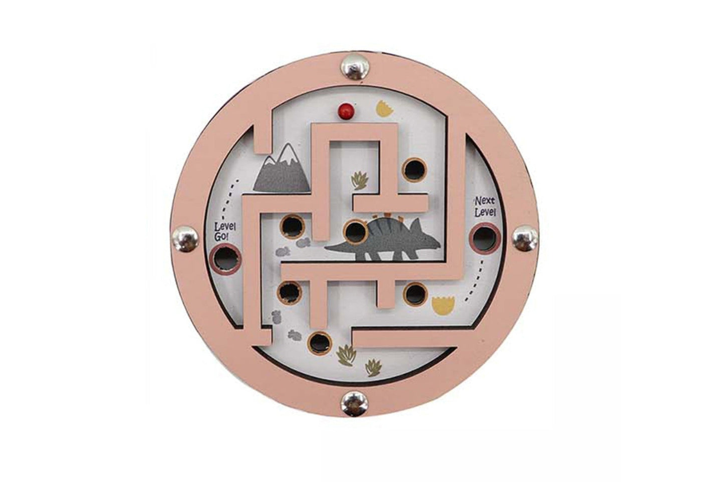 DINOSAUR MAZE IN DISC DOUBLE SIDED - Bamboo Sprout