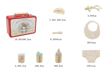 DOLL NURSING PLAYSET IN TIN CASE - Bamboo Sprout