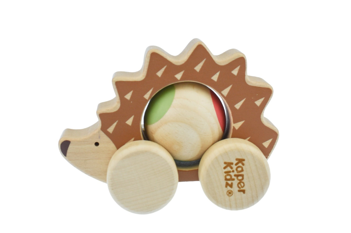 ECO PLAY PUSH A LONG SPINNING HEDGEHOG - Bamboo Sprout