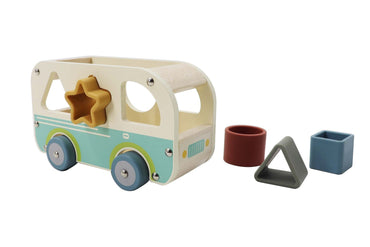 ECOSHAPE WHEELIE VAN SHAPE SORTER - Bamboo Sprout
