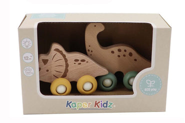 ECOWHEELS DINOSAUR MOVERS TRICERATOPS & DIPLODOCUS - Bamboo Sprout