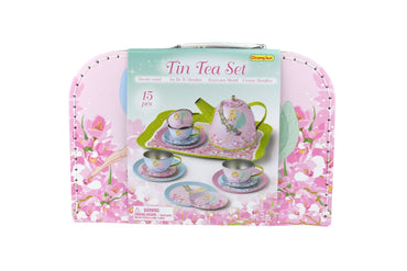 FAIRY TIN TEA SET IN SUITCASE - Bamboo Sprout