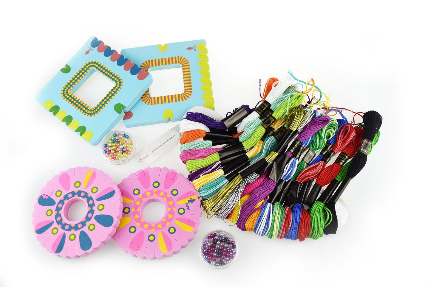 FRIENDS 4 EVER BRACELET MAKING KIT PINK - Bamboo Sprout