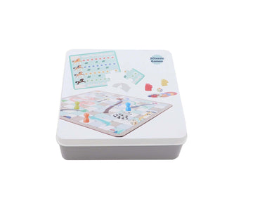 2 IN 1 GAME IN TIN BOX SNAKE & LADDER HORSE RACING - Bamboo Sprout