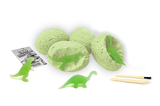 I DIG GLOW IN THE DARK DINO EGG DIG KIT SET OF 4 - Bamboo Sprout