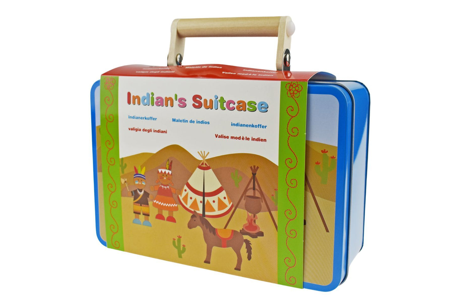 INDIAN DRESS UP TIN CASE - Bamboo Sprout