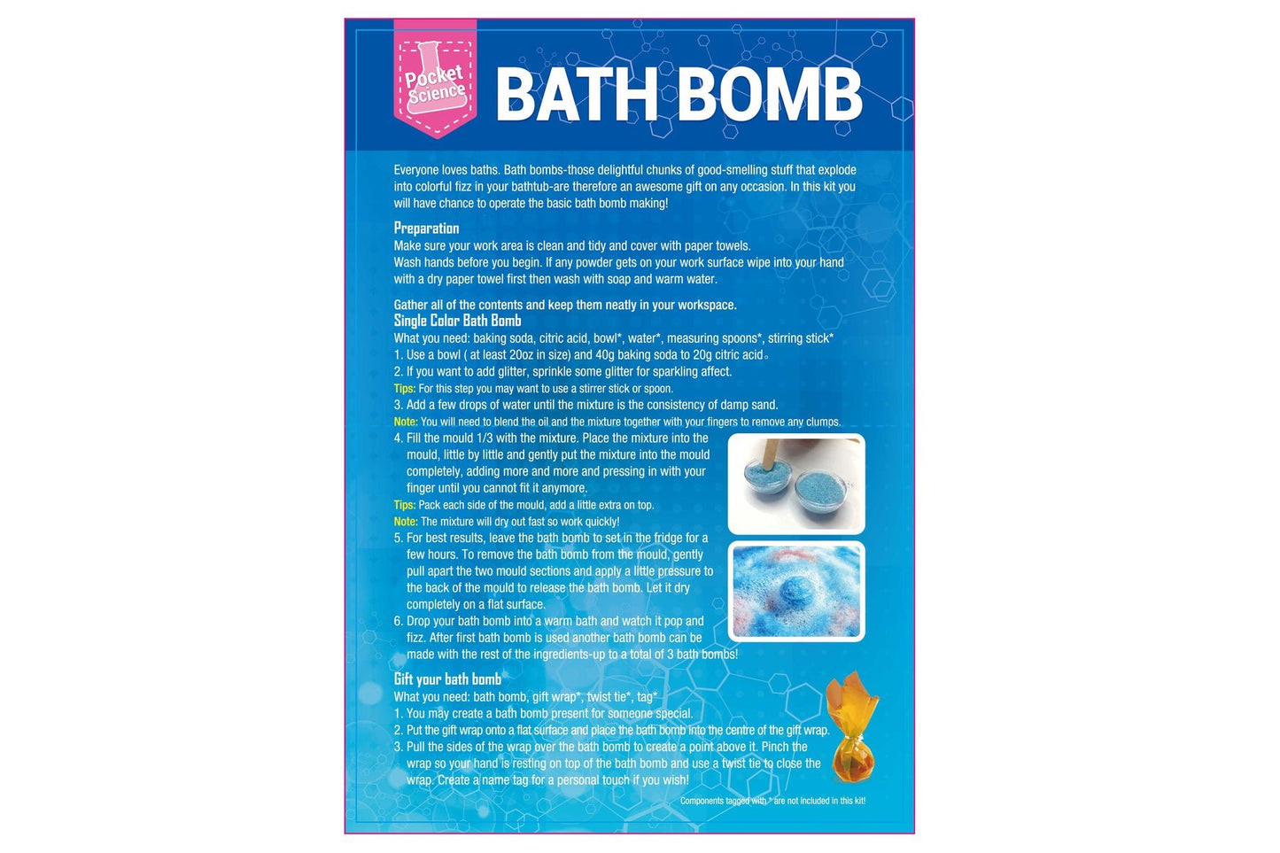 POCKET SCIENCE BATH BOMB - Bamboo Sprout
