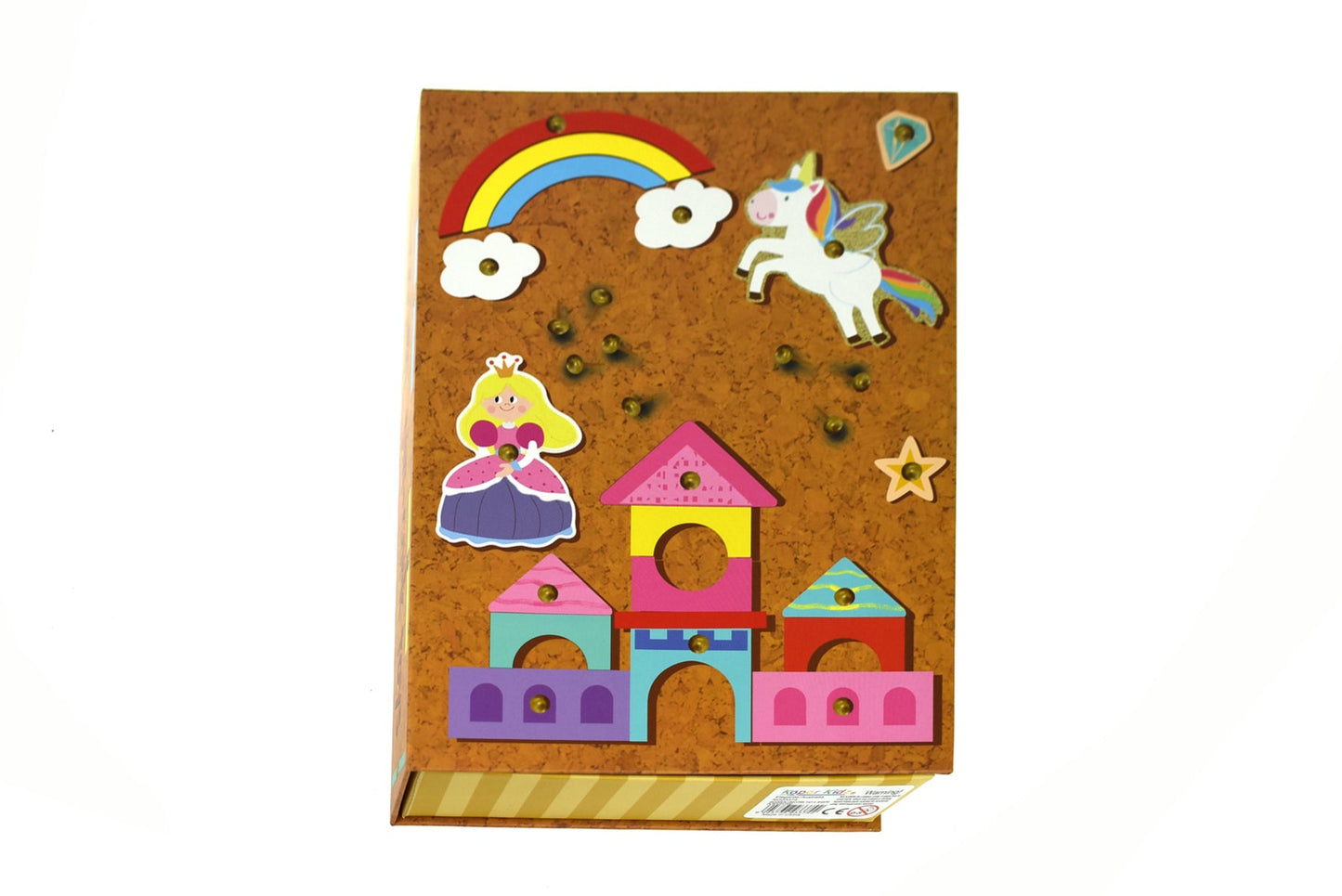 WOODEN UNICORN TAP A SHAPE IN BOOKCASE - Bamboo Sprout