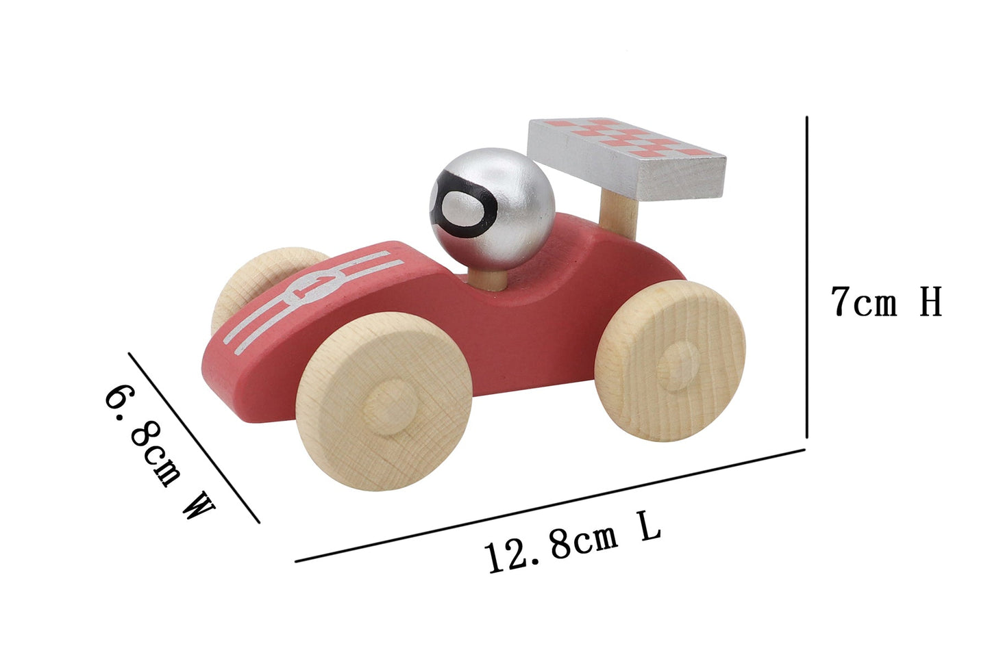 RETRO MD RACING CAR RED - Bamboo Sprout