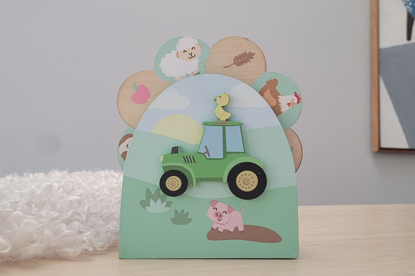 FARM FRIENDS SPIN ALONG MUSIC BOX - Bamboo Sprout