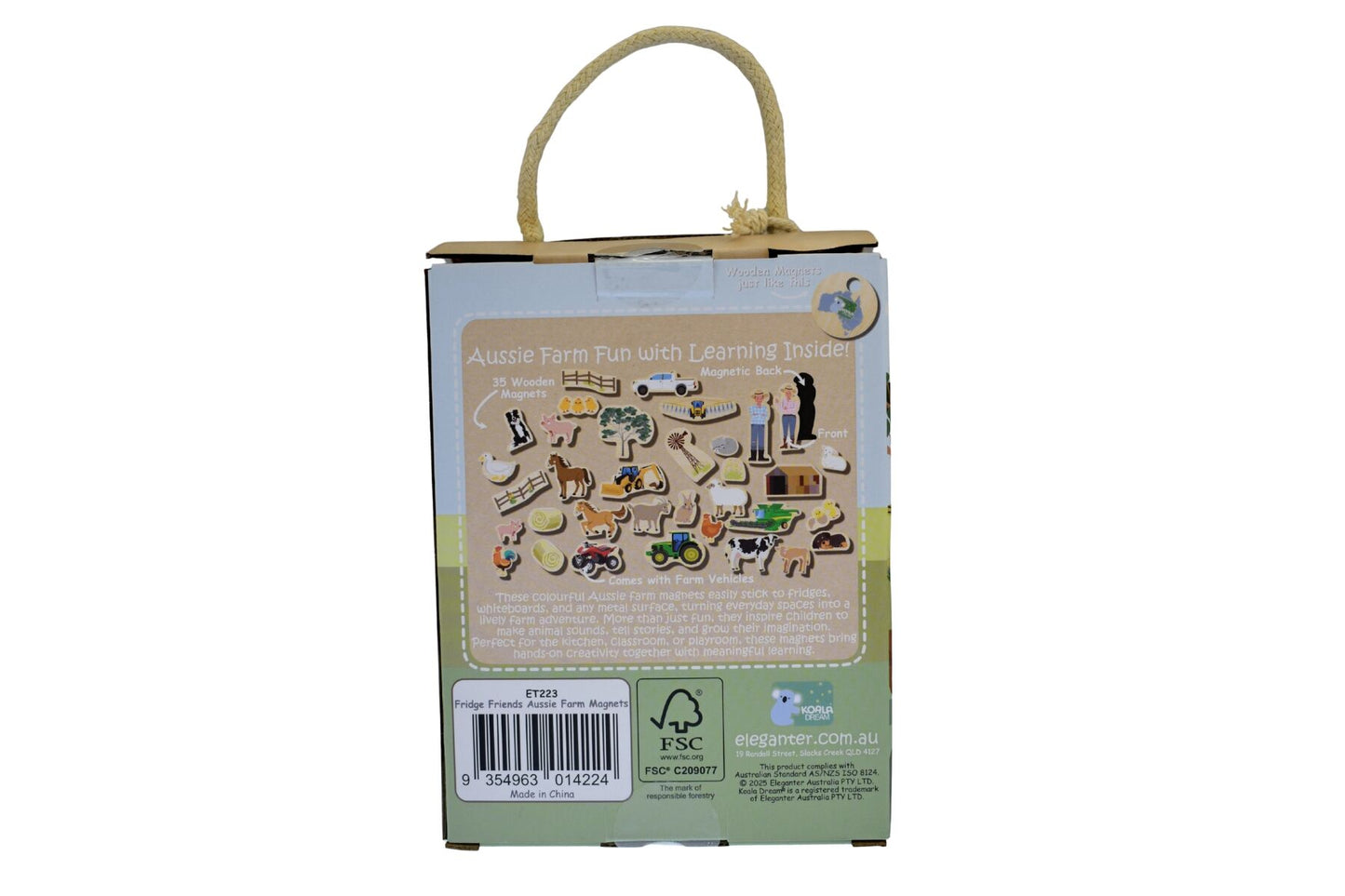 FRIDGE FRIENDS AUSSIE FARM MAGNETS 35PCS - Bamboo Sprout