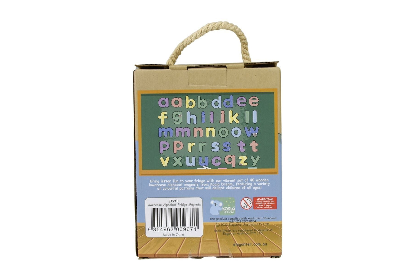 FRIDGE FRIENDS MAGNETIC ALPHABET LOWERCASE 40PCS - Bamboo Sprout