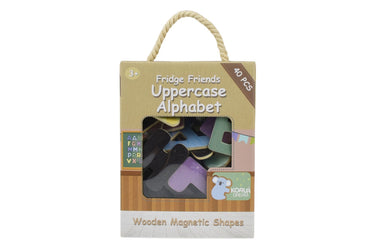 FRIDGE FRIENDS MAGNETIC ALPHABET UPPERCASE 40PCS - Bamboo Sprout