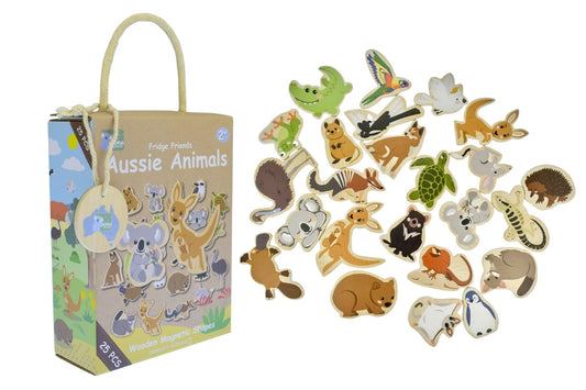FRIDGE FRIENDS MAGNETIC AUSTRALIAN ANIMALS 25PCS - Bamboo Sprout