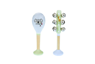 BUSH BUDDIES AUSTRALIAN ANIMALS MARACA & BELLSTICK SET - Bamboo Sprout