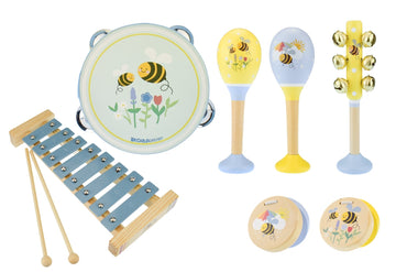 BUZZY DAYS BEE 7PCS MUSICAL SET - Bamboo Sprout