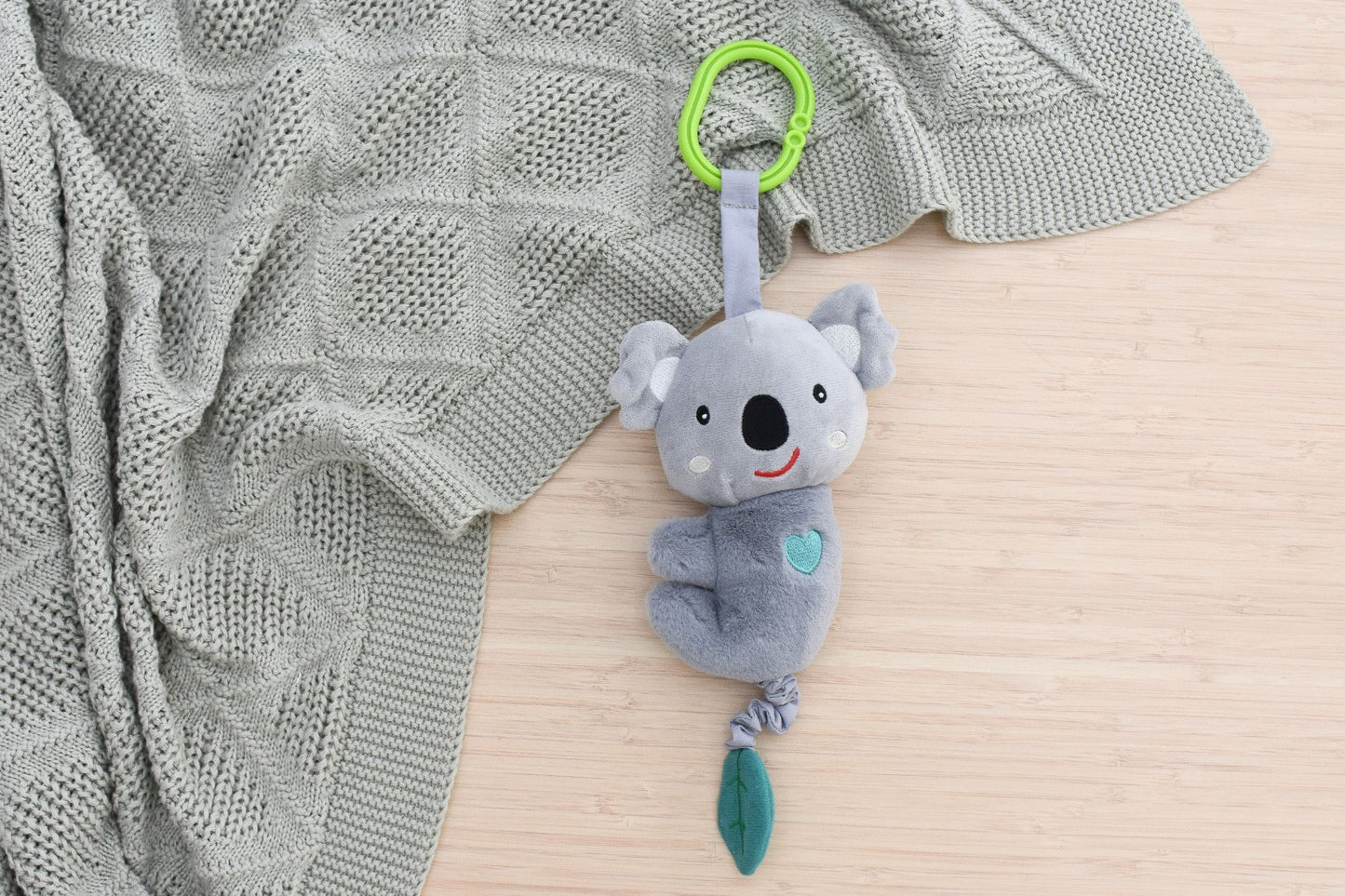SNUGGLE BUDDY KUDDLY KOALA JIGGLER - Bamboo Sprout