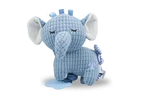 SNUGGLE BUDDY TRUNKS ELEPHANT JIGGLER - Bamboo Sprout