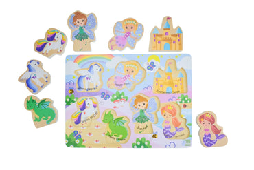WOODEN CHUNKY PUZZLE FANTASY FAIRYTALE - Bamboo Sprout