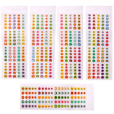 Fun & Cute Kids Finger Nail Stickers Set