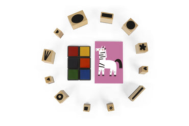 STAMP INK PAINT ART CRAFT KIT - Bamboo Sprout