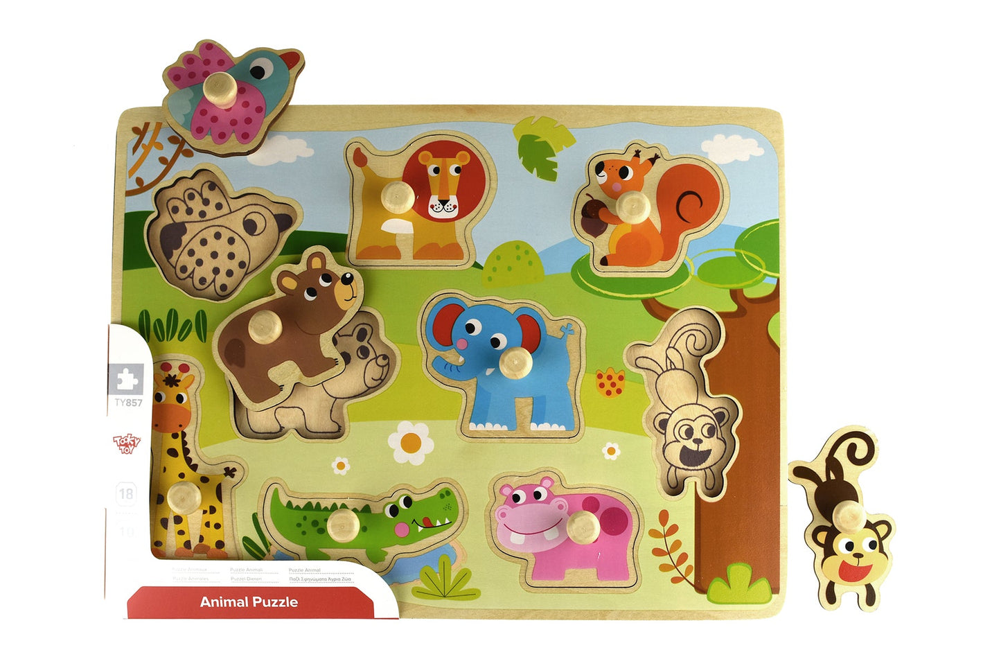 ANIMAL PEG PUZZLE - Bamboo Sprout