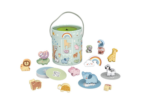 MY FOREST FRIENDS ANIMAL TOUCH AND MATCH MYSTERY BUCKET - Bamboo Sprout
