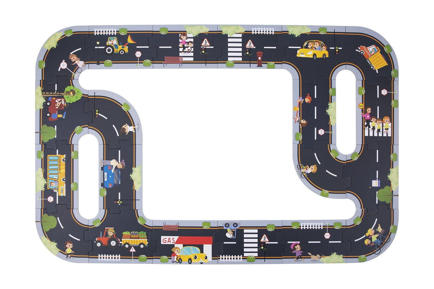CITY ROAD PUZZLE PLAYMAT - Bamboo Sprout