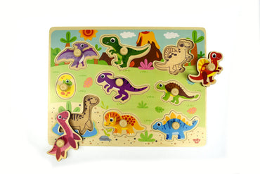 DINOSAUR PEG PUZZLE - Bamboo Sprout